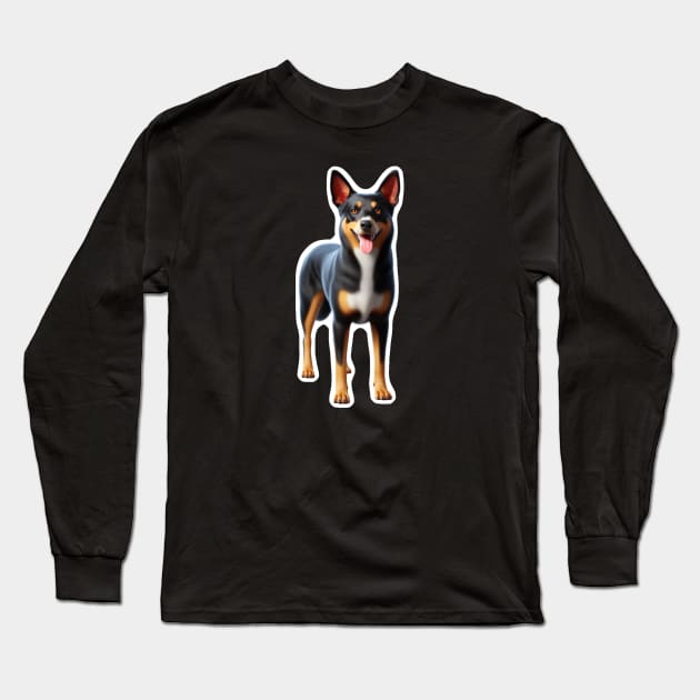 Australian Kelpie Long Sleeve T-Shirt by millersye